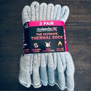 Avalanche Women’s Ultimate Thermal Socks 3-Pack